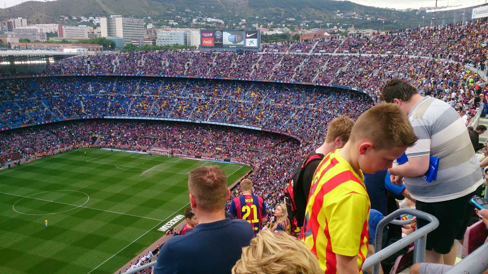 Inside the Camp Nou 1