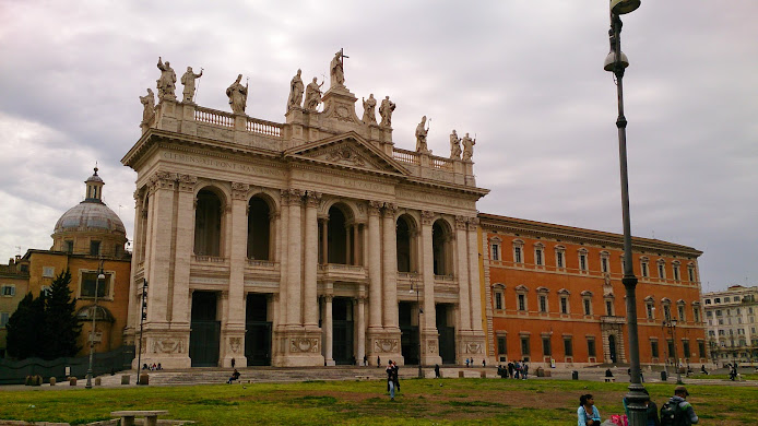 Outside The Archbasilica Cathedral