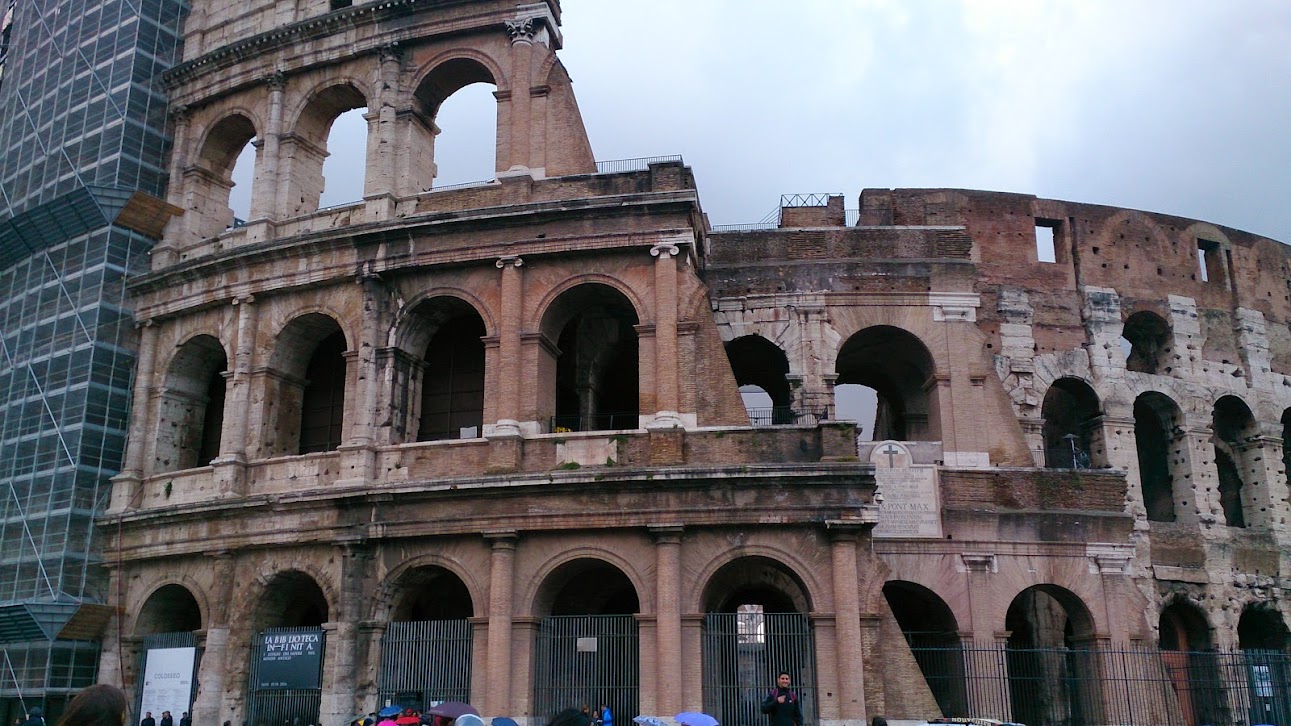 Outside Coloseum