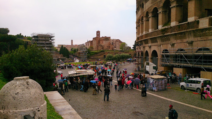 Outside Coloseum