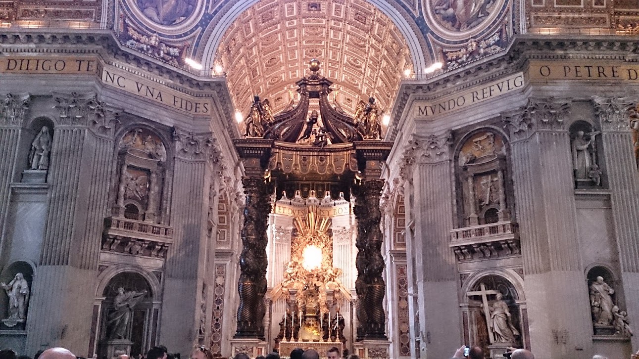 Inside St. Peter's Basilica