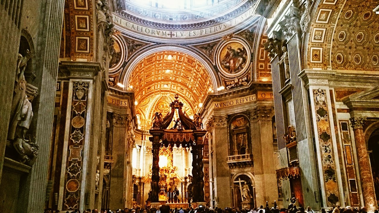 Inside St. Peter's Basilica