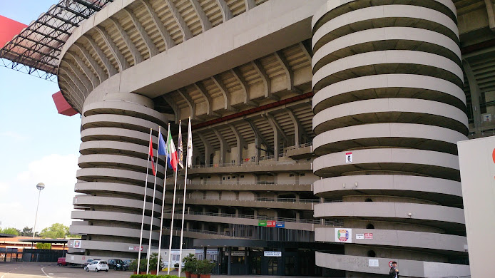 Outside San Siro