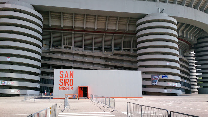 Outside San Siro