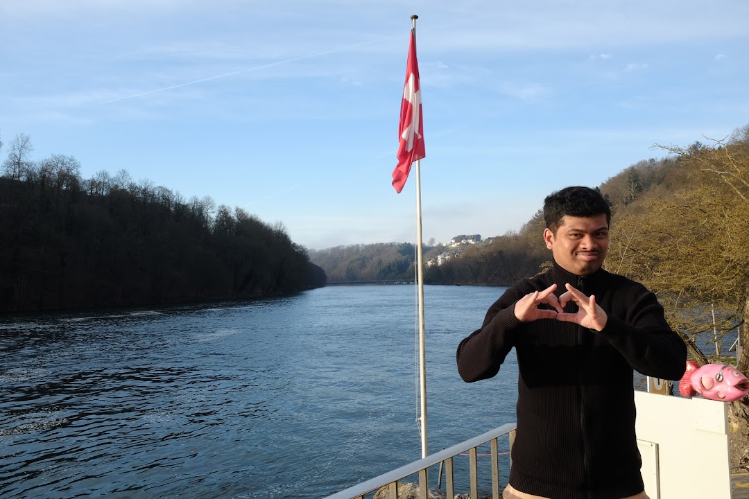 Me at Rhine falls